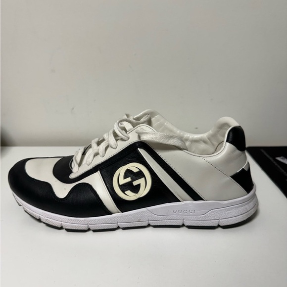 Gucci Leather Low 'Black' 426184-AYO10-1063 - Picture 1 of 6